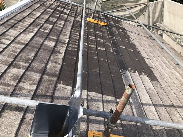 千葉県市原市　屋根塗装　屋根の傾斜がきつい場合　タスペーサー・縁切りとは (4)