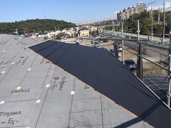 千葉県市原市　屋根カバー工法　ガルバリウム鋼板 (6)